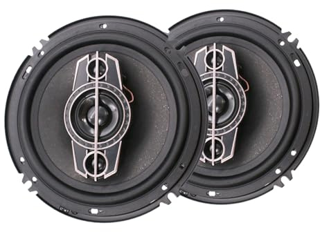 Mllepjdh Altavoces de sonido para coche de 6 pulgadas, diseños coaxiales, sistemas de sonido para vehículos, 350 W, para mejoras envolventes de vehículos envolventes