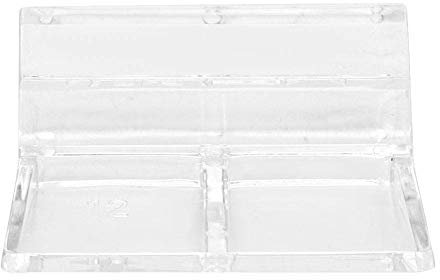 Redxiao Aquarium Glasabdeckung Unterstützung, langlebig 5/6/8/10/12 mm Optional 20 Stück Acryl Aquarium Glasabdeckung Halter, für Aquarium für Aquarium(5mm)