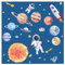 Little Deco Wandsticker Wandtattoo Kinderzimmer Jungen Weltall Raumschiff Wandaufkleber Sonnensystem Planeten Raketen Wandbild Sonne Kinder Sterne DL701-2
