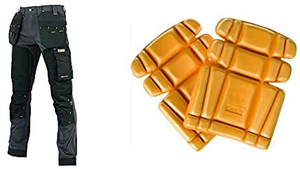 DEWALT Memphis Grey/Black 29 Leg 30W Bundle DWCKP DWC15001 Kneepads