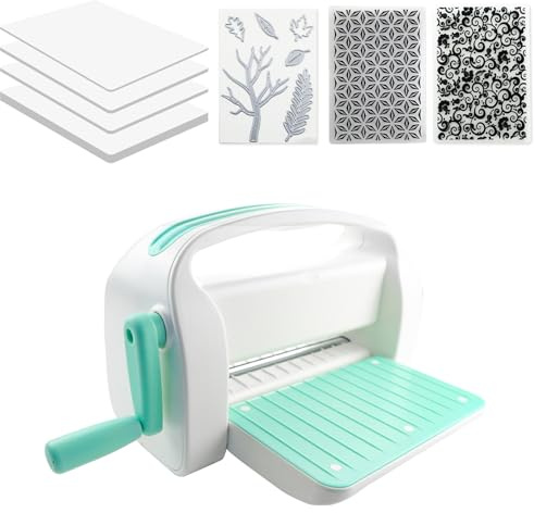 Plus A4 Punzonatrice Manuale, Fustellatrice Manuale e Goffratura per Biglietti, Scrapbooking e Diario, 40,5 x 21,5 x 14,5 cm