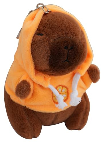 Patifirst Capybara Peluche Portachiavi, Realistico Animale Di Peluche Di Capibara, Ciondoli Peluche Per Borsa, Giocattolo Regalo Capibara Per Bambini E Amici, Adulti, Regalo Di Compleanno