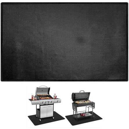 Alfombra ignífuga para fogata, base de protección de camping, alfombra ignífuga y resistente al calor para barbacoa – para suelo al aire libre, terraza, jardín, fogata, barbacoa, patio o tienda de