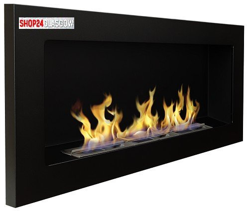 Ethanolkamin Gelkamin Bioethanol Kamin Biokamin (90 cm, Schwarz)