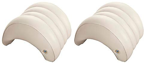 Intex Reposacabezas inflable extraíble para bañera de hidromasaje (2 unidades)