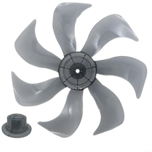 DAZZLEEX Fan Blade Replacement, 14-inch 7-blade Silence Household Plastic Compatible 14-inch 355Mm Standing Fan or Table Fan(1Pc)