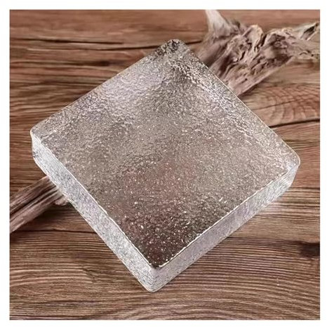 ZNQNDSR Bloques De Vidrio Rectangulares Esmerilados con Lados De Ladrillos De Cristal Que Protegen La Privacidad para Oficinas, Hogares, Bares Y Hoteles.(10PCS)