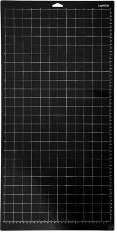 CAPASTEC Skärmatta för Cricut Maker 3/Maker/Explore 3/Air 2/One, 12 x 24 tum, standardlim grepp halkfri hållbar skärmatta, svart