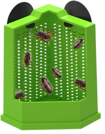 Reptile Feeding Dish - Plato De Alimentación con para Cangrejos Ermitaños Y Geckos - Alimentador Antifugas para Esquinas - para Criadores De Serpientes Y Dueños De Aves Lagartos Y Camaleones