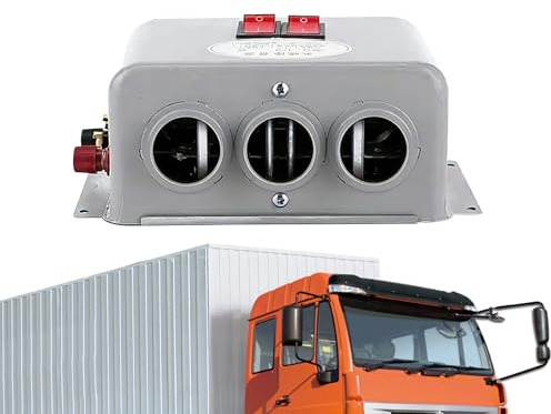 Calentador De Coche | Dispositivo De Calentamiento Rápido 12V 24V - Calefactor De Aire Para Automóvil,Para Vehículo Automóvil Camión Autocaravana Garaje Interiores Oficinas Tienda