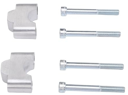 Kikumi Elevador de Manillar de 7/8 Pulgadas y 22 Mm, Abrazadera de Aluminio para Manillar de Motocicleta con de Elevación de 30 Mm, Reemplazo para ATV Dirt Bike
