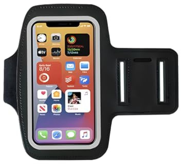Telefonarmband sporthållare telefonlöpning telefonväska fotlöpning väska för löpning bälte fotlöpning damarmband telefon för jogging cykling vandring fitness 1 st