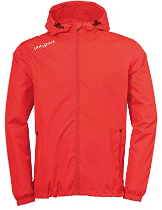 uhlsport Kinder Regenjacke Essential Regenjacke, Rot/Weiß, 140, 100520203
