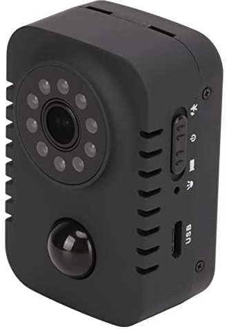 Mini Caméra MD29, Prise de Vue à la Première Personne, Caméra Portable HD 1080p, Caméra PIR Infrarouge Grand Angle, avec Clip Arrière, Batterie 1200 MAh, Vision Nocturne Automatique