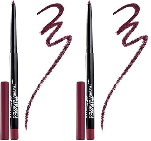 Maybelline Color Sensational Shaping Lip Liner 110 Rich Wine 5g (Pack of 2)