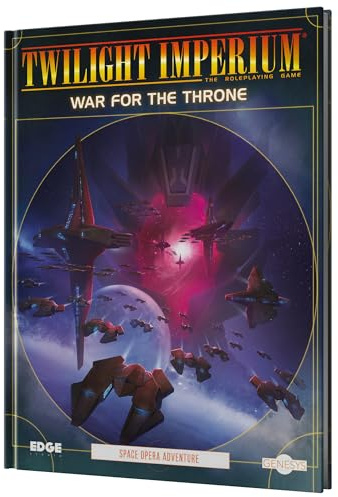 Genesys Roleplaying Game War for The Throne SOURCEBOOK - Save The Galaxy in an Epic Space Adventure! Fantasy Game for Kids & Adults, Ages 14+, 2-8 Players, 1+ Hour Playtime, Made by Edge Studio