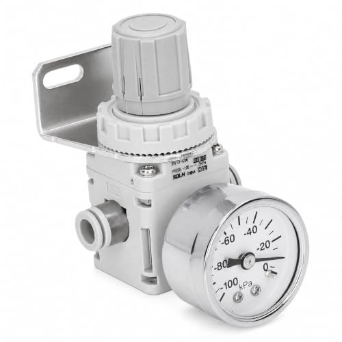 Lufttrycksregleringsventil -100 till -1 electric vacuum regulator 3 Kpa professionell pneumatisk vakuumregulator lång livslängd för hemmet adjustable vacuum regulator Pressure Regulators