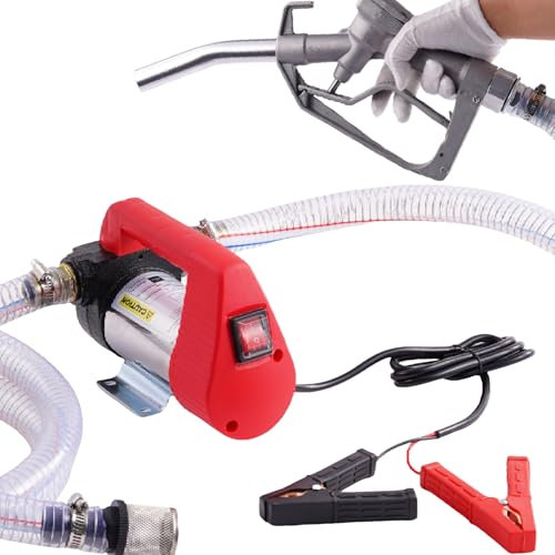 Electric Fuel Transfer Pump 12GPM, 12V Transfer Pump for Diesel, Kerosene