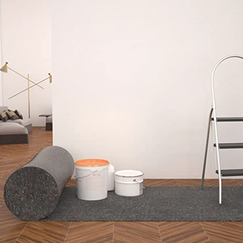 Mokuyary Målarfilt halkfri 50 m 280 g/m² grå filt professionella möbelslider