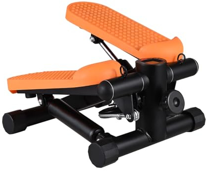 ERYUE Mini Stepper con Fasce di Resistenza e Display Intelligente Stepper con Tracciamento Elettronico per Fitness Completo del Corpo Pedale Antiscivolo Extra Grande per Principianti e (#3)