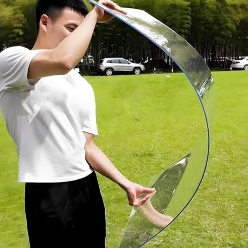 Lámina de policarbonato de 3 mm de espesor for techos, paneles transparentes for invernaderos, resistentes a los rayos UV, for techos, agricultura, jardinería, patios y cubiertas.(1mx1m/3.3x3.3ft)