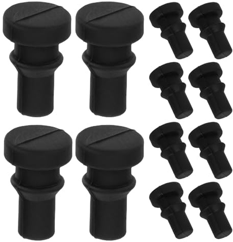 DOITOOL Accesorio Reemplazable y Versátil 16 Piezas para Olla de Cocción Lenta y Arrocera de Patas de Silicona Negras para Uso Doméstico en Cocina
