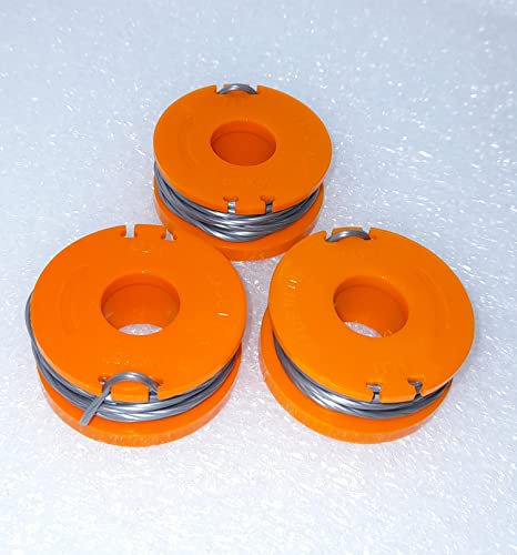 Garden Machinery Spares 2.5m Line & Spool for Argos McGregor Strimmer Trimmer (Triple Pack)