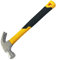 16oz Straight Claw Hammer - Framing Hammer, Straight Rip Claw with Shock Reduction Grip Polished Steel Head, One Piece Forged Claw Hammer, Craft Hammer