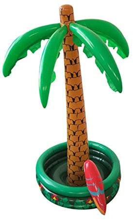 Toyvian 1.8m Árbol Inflable con Forma De Palma para Enfriar Botellas De Agua Vino Cerveza Otra Bebida como Soporte para Herramientas De Piscina para Fiestas La Piscina