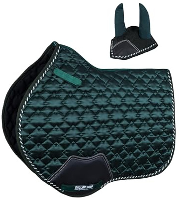Close Contact Diamond Cut / Horse Pad / Horse Saddle Pad (Dark Green, Full)