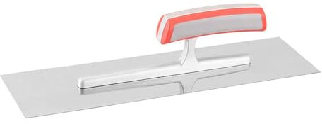 perfk Frattazzo per intonacatura, frattazzo per piastrelle, impugnatura antiscivolo, impugnatura ergonomica, strumento da costruzione, piatto per, 35 Cm X 9.5 Cm