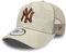 New Era New York Yankees MLB Cap Trucker verstellbar Basecap Kappe Baseball beige - One-Size