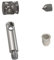 EVOTRADE KIT 50 Pezzi - Ferramenta Completa per Giunzione Assemblaggio Montaggio Mobili - Barilotto 14MM + Grano M8 + Tirante + Bussola (Tirante L. 34 mm)