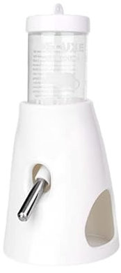 KLOVA Small Animal Plastic Water Bottle With Stand Holder 2.7 Oz No Drip Waterer For Hamster Rabbit For Glass For T Hamster Water Bottle No Drip With Stand Holder For Glass Tank