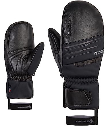 Ziener Herren GARCELO Ski-Fäustling/Wintersport | Primaloft, Soft-Shell, Black, 11