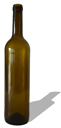 10 Botellas de vino de cristal de 750 ml con tapón de corcho | Bebidas espirituosas: Ron, Whiskey, Licores | Elegancia de cristal para recuerdos, Cócteles