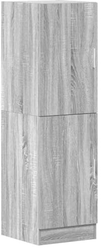vidaXL Armadietto Cucina Grigio Sonoma 38x41,5x131,5 cm in Legno, Armadio, Armadio dispensa da Cucina, Armadio da credenza da Cucina