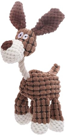 Peluche Indistruttibile per Cani, Giochi con Squeak Interattivo per Cani, Giocattoli per Cuccioli da Masticare, giocattolo da masticare in peluche per masticatori, giocattoli interattivi durevoli