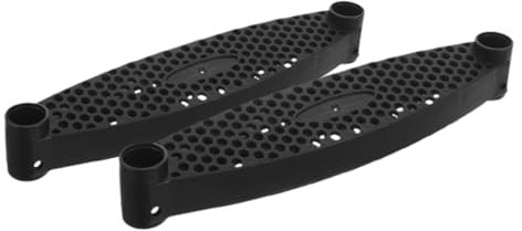 ibasenice 2pcs Trampoline Ladder Step Pads Plastic Stair Edge Protectors Anti-slip Cushions for Bunk Bed Loft Bed and Rv Ladder Safety Covers for Kids’ Trampoline and Dorm