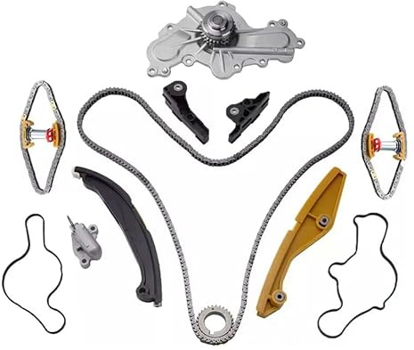 3.5 Ecoboost Timing Chain Kit with with Water Pump AT4Z6268A Fits 2011-2019 Ford Explorer Edge Taurus Flex 3.5L 3.7L, Lincoln MKS MKX MKZ OE# AT4Z6268B cadena de tiempo kit