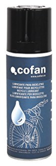 Cofan Lubrifiant pour bicyclettes 200 ml | Spray pour chaines | Protection anti-usure
