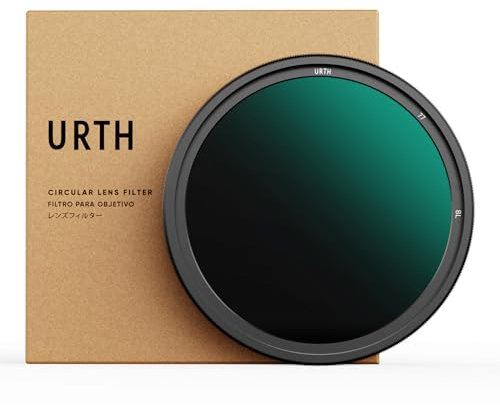 Urth 77mm ND2-400 Variable ND Lens Filter - 1-8.6 Stop Range, Ultra-Slim 20-Layer Nano-Coated Neutral Density Filter for Cameras