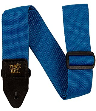 Ernie Ball Sangle de guitare en polypropylène, Bleu perle