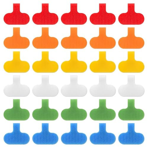 30 PCS Kabelbeschriftungen Kabelmarkierungen zum Beschriften Von Kabeln Zur Kabelführung und Identifikation