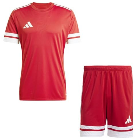 Addias Trikotsatz Herren rot weiß Squadra 25 Gr/M - Sportbekleidung Set