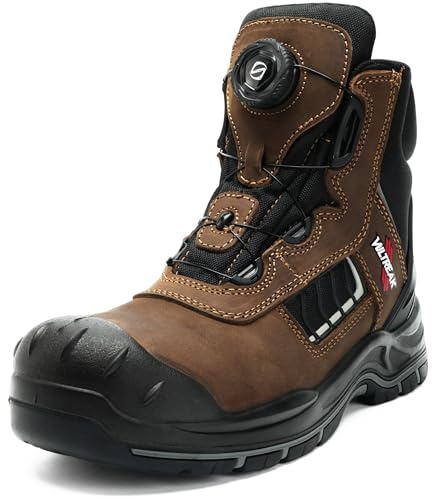 VULTREAK S3 HRO SRC Zapatos de Seguridad, Zapatillas de Seguridad con Punta de Acero Zapatos de Trabajo Zapatillas Trabajo Comodo Antideslizantes