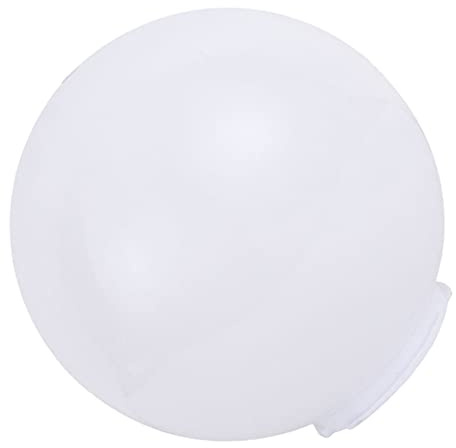 UKCOCO Globo Acrílico Para Lámpara De Exterior Pantalla Esférica De 25 Cm Cubierta A Prueba De Polvo E Impermeable Accesorios Para Farolas De Jardín