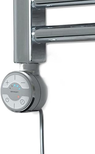 terma MOA Chrome Thermostatic Electric Element for Heated Towel Rail Radiator, Standard and Dual Fuel, ALL WATTS (Only Electric Element, 800W)