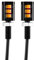 2 x Kennzeichenbeleuchtung mit Schrauben, weiße LED-Glühbirne, 12 V, wasserdicht / regenfest, aus schwarzem Aluminium, für Auto, legal (gelbes Licht)