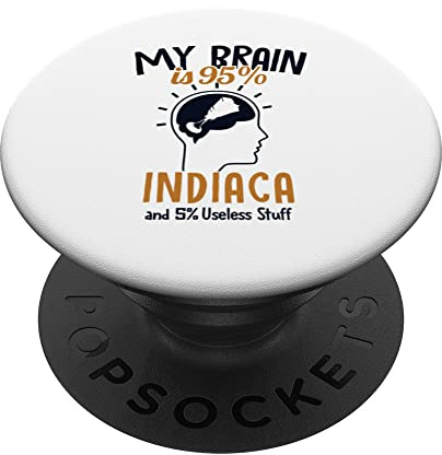 My Brain is 95% Indiaca Professional Indiaca Peteca PopSockets Swappable PopGrip